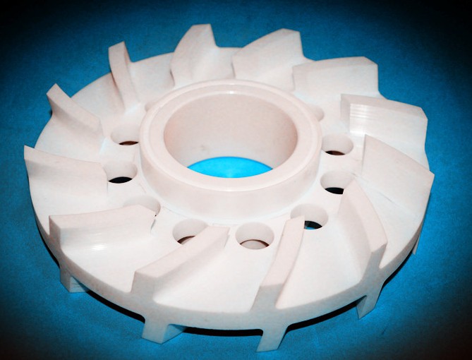 white ZrO2 full ceramic structural parts
