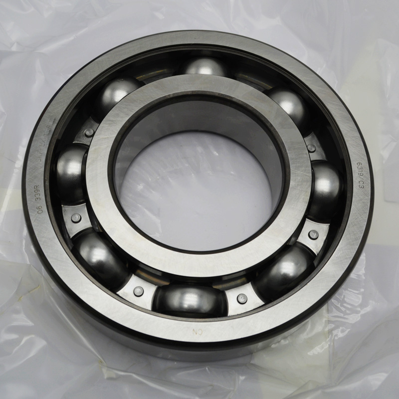 Deep groove ball bearing 6201 2RS steel cage