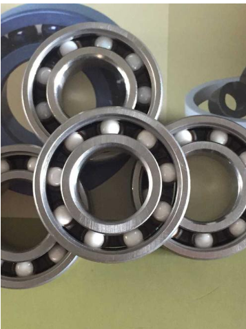Hybrid ceramic ball stainless steel bearing
