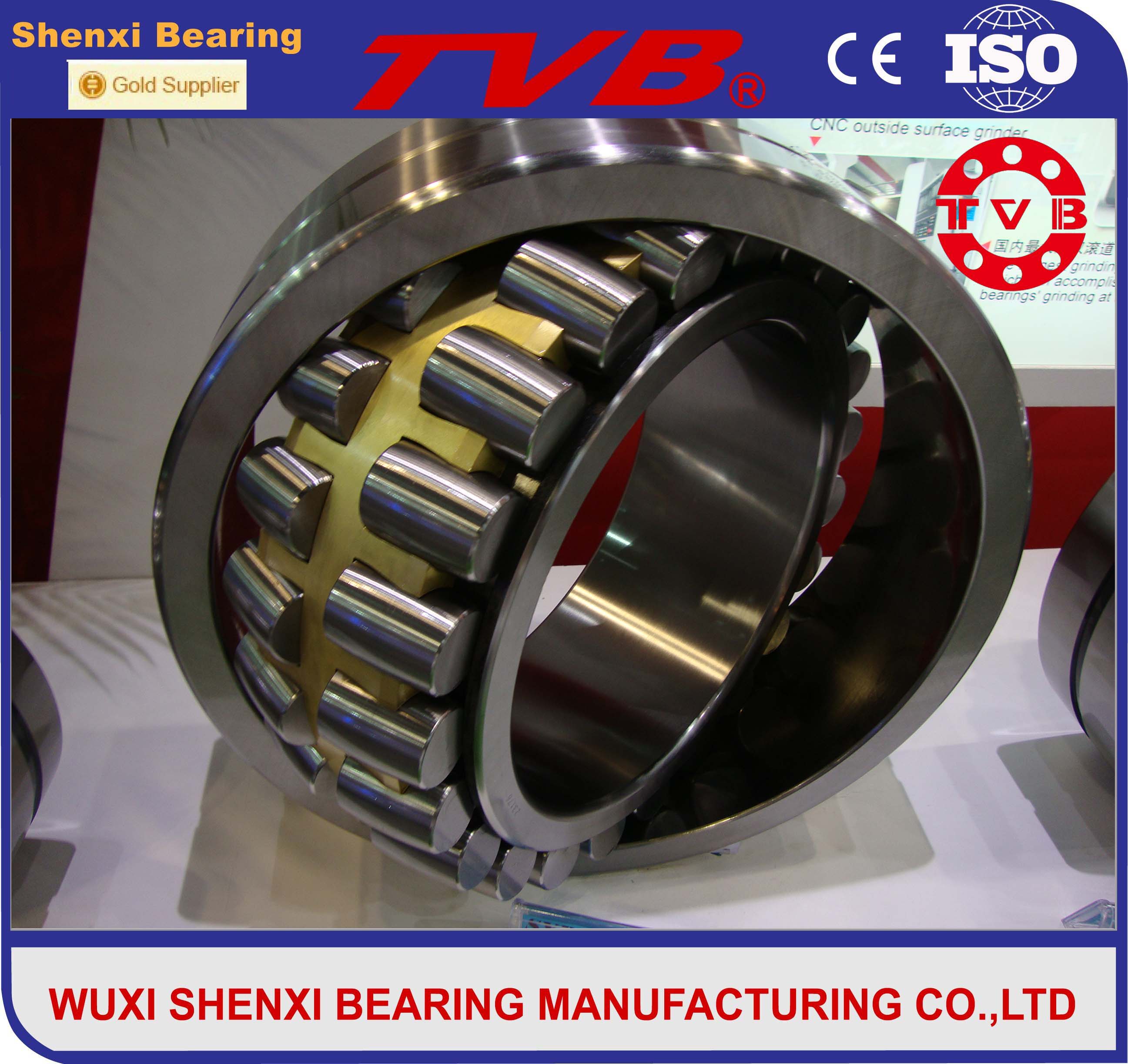 Chrome steel double row spherical roller bearing 24164