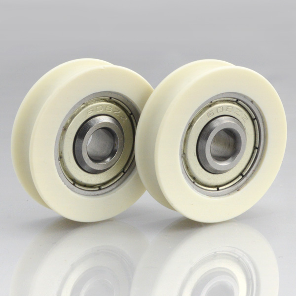 608ZZ Low noise aluminum window  door pulley with bearing 608zz
