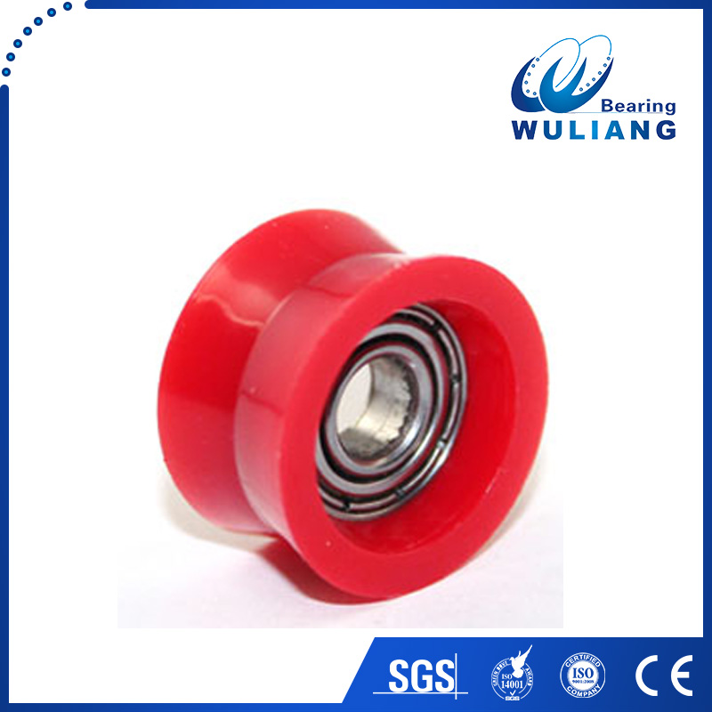 OEM factory 6x12.1x12mm sliding door v pulley with deep groove bearing