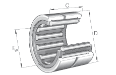 Inch Entity Bushed Needle Roller Bearing