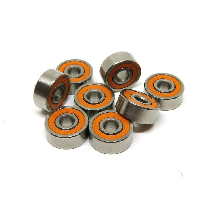SMR63C-2RS 3x6x2.5 mm Ceramic Hybrid ABEC 7 Orange Seal Bearings