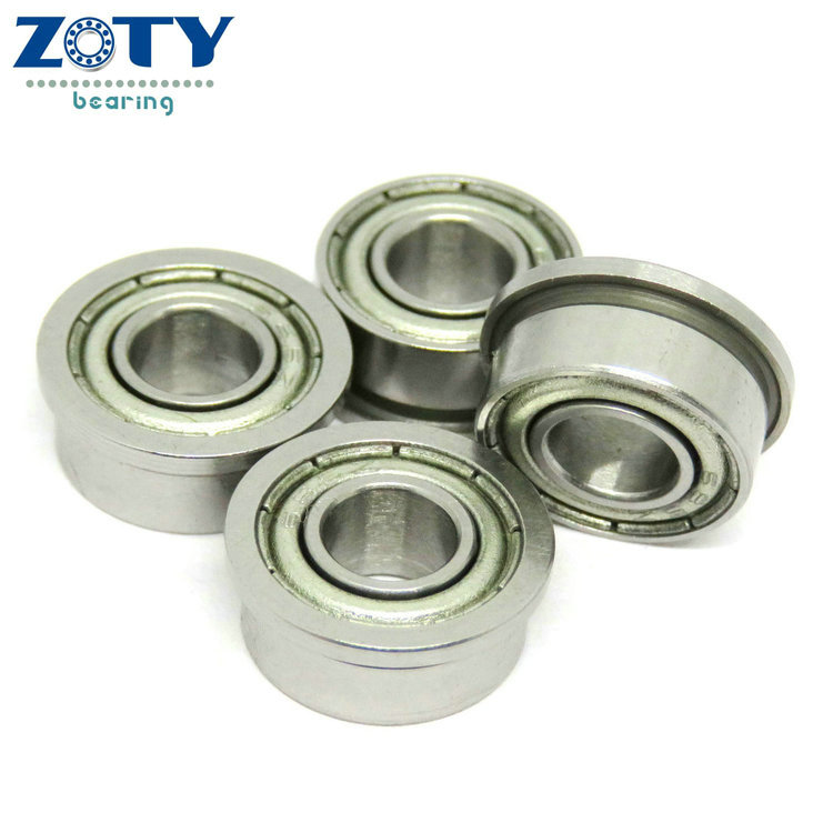 F626ZZ 6x19x6mm Aluminum rear hub carriers bearing with flange