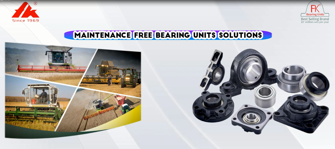 FK maintenance free bearing units solutions