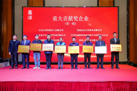 YFB Bearings Kicks Off the New Year with Dual Honors from Jiaze Town Government in Jiangsu Province