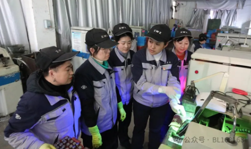 The flaw detection team of the rolling element branch of ZWZ Group was awarded the title of 