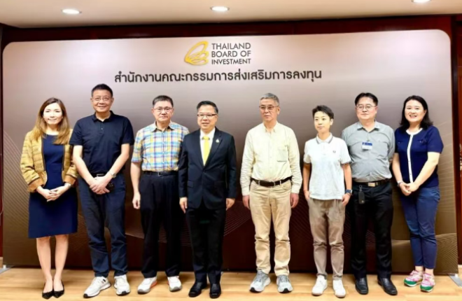 Thai Deputy Prime Minister Anutin met with Chairman Zhang Feng, facilitating the implementation of XCC.ZXZ's core robotic components project in Thailand.png